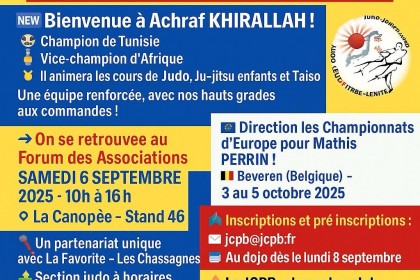 NOUVEL ENSEIGNANT AU JCPB – BIENVENUE À ACHRAF !