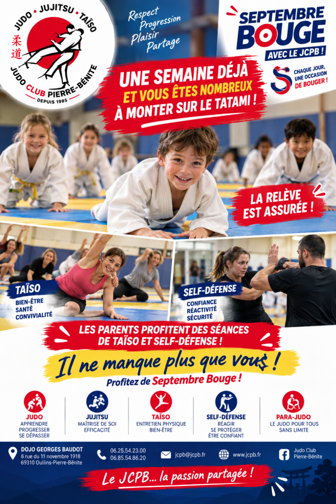 Image de l'actu 'Déjà 1 semaine ! Profitez de Septembre BOUGE !!!!!!'