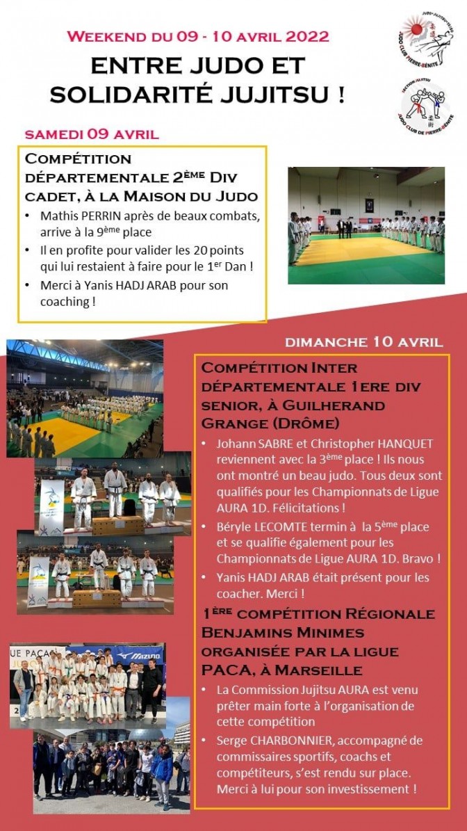 Image de l'actu 'Ce weekend, nous avons participé à deux compétitions de Judo'