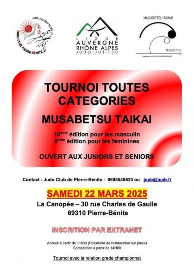 Image de l'actu 'GRAND ÉVÉNEMENT JUDO À NE PAS MANQUER !'